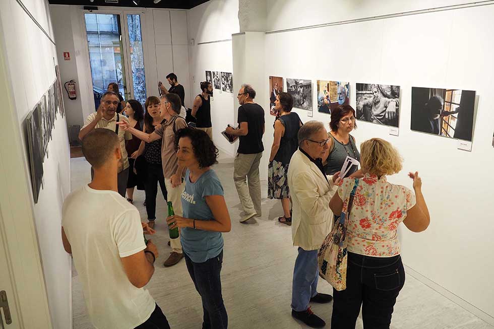 Inauguració exposició Mirades a Fontserè a l'Escola Internacional de Fotografia Grisart de Barcelona. PERE DURAN / NORD MEDIA