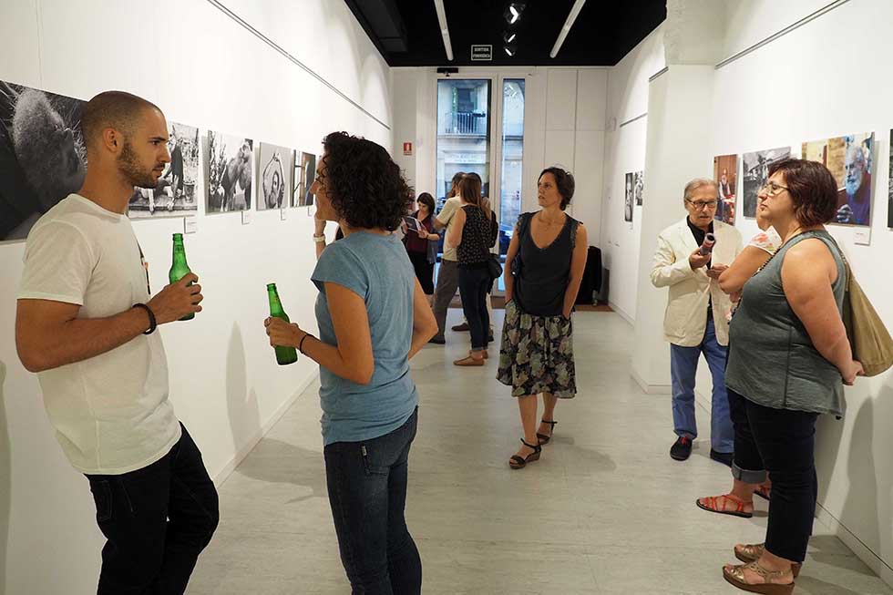 Inauguració exposició Mirades a Fontserè a l'Escola Internacional de Fotografia Grisart de Barcelona. PERE DURAN / NORD MEDIA